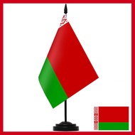 Belarusian Deluxe desk flag desktop set Flag of Belarus