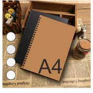 Notebook / Jurnal A4 Bookpaper #Grid/Kotak2 #Dotted/Titik2 #Blank