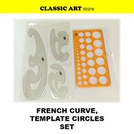 French Curve & Template Circles Set
