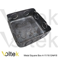 Metal gauge 16 Junction box utility box Square box 4-11/16 and junction box cover for electrical