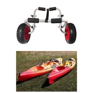 [baoblaze21] Boat Kayak Canoe Cart Float Mats with Airless Tires Canoe Transport Cart