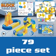 【Ready Stock】Track car toy Magnetic track Toy car track Toy car set Train track Magnetic track car M
