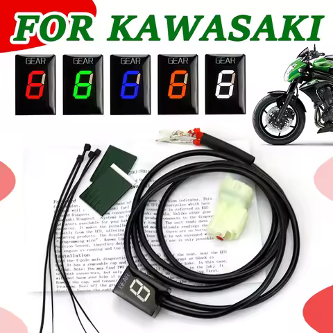 Motorcycle Gear Indicator Display Meter Ecu Mount For Kawasaki ER-6F ER-6N ER6F ER6N Vulcan S 650 S6