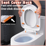U Shape Toilet Seat Cover Toilet Bowl Seat Cover Replacement With Toilet Seat Soft Close Quiet Toilet Cover