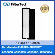 FilterTech - Air Purifier Replacement 1 year set - GermGuardian  FLT5000, AC5250PT, AC5300B, AC5350W