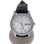 SEIKO Grand mens watches quartz wrist watch analogues leather BLK 9F83-9A30 Direct from Japan Second