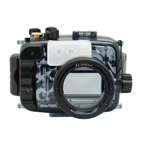 Seafrogs 40m/130ft Underwater Camera Housing Case For Sony A6000 A6300 A6500 Camera