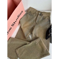 ONEONE2025 | Acne Studio * s Gypsophila Crystal Flash Diamond Wide Leg Jeans