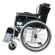 Lenlife รถเข็นผู้ป่วย Wheelchair วีลแชร์ พับได้ น้ำหนักเบา ล้อ 24 นิ้ว มีเบรค หน้า,หลัง 4 จุด เหล็กพ่นสีเทา รุ่น AA017 รถเข็นผู้สูงอายุ wheelchair รถเข็นผู้ป่วย วีลแชร์ พับได้ พกพาสะดวก น้ำหนักเบา รถเข็นผู้ป่วย น้ำหนักเบาWheelchair รถเข็นผู้ป่วย ผู้สูงอาย