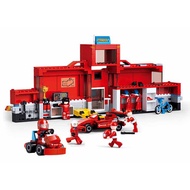 557 PCS Sluban Building Blocks Educational Kids Toy F1 Team Truck Formula Cars