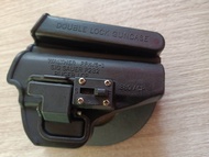 ซองพกนอก+แม็ก WALTHER PPK/S
ระบบดับเบิ้ลล้อคไก 2ชั้น ตัวซองหมุนได้ 360องศา ด้านข้างมีซองใส่แม็กสำรอง