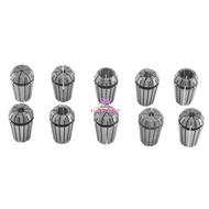 10pcs ER20  Spring Collet Set CNC Milling Lathe Tool ER20 Spring Collet Chuck