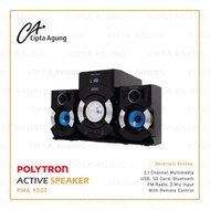 Speaker Aktif Polytron Pma-9507 Pma 9507 Pma9507 Bluetooth Fm Radio