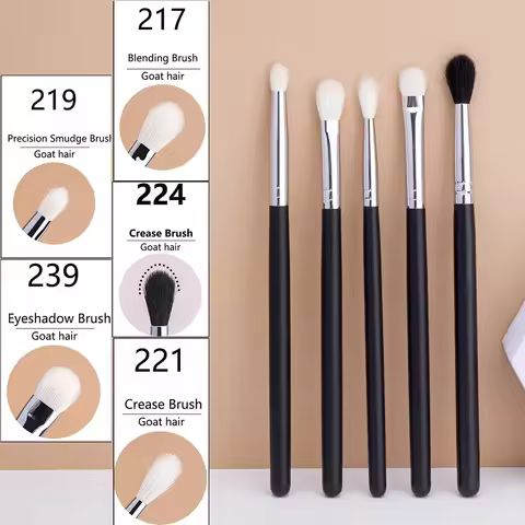 Makeup Eyeshadow Brushes Flat Eye Shadow Shader crease Blending Brushes Goat Hair Eye Shadow Liquid 