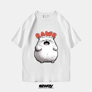 Ezway Oversize Cat Roar T-Shirt | Unisex Kids Crop Oversize T-Shirt