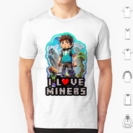 I Love Miners T Shirt Big Size 100% Cotton I Love Miners I Love Miners Hydro Miners Mining Diamond P
