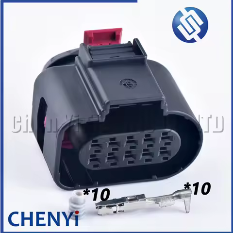 10 Pin Automobile waterproof connector 4H0 973 715 4H0 973 715A Door lock module plug radar plug 4H0