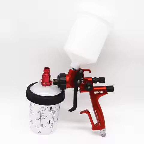 SPRAY GUN 5000B High Quality Professional HVLP Spray Gun With 400CC paint mixing cup Paint Spray Gun