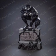 [3D Printing White Model Unpainted] Black Shadow Spider-Man (Spider-Man) Handsome