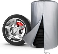 WALSER Car Tyre Bag, Car Tyre Storage for 4 Tyres, Car Tyre Cover, Car Tyre Bag, Tyre Storage, Tyre 