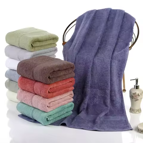 100% Cotton Bath Towel 70X140 CM Hotels Spas Beauty Salons Natural Super Eco Absorbent Bath Towel Th