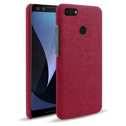 for Google Pixel 3 XL Case Slim Soft-Touch Fabric + Hard PC Back Cover Case for Google Pixel 3 Cover