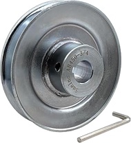 AB450-3/4 Single Groove Web Sheaves,v Belt Pulley 3/4 inch bore 4.5" OD,Motor Pulley Carbon Steel fo