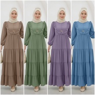 Gamis Remaja Korean Sytle - Gamis Crinkle Airflow Premium - Gamis Muslim