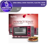 IONA 10L Small Mini Oven Toaster Bread | Electric Oven For Baking - GL103