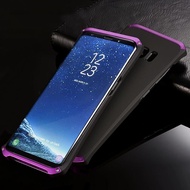 สำหรับ Samsung Galaxy S8 พลัส/SM-G9550 6.2 "นิ้วกรณีพิเศษสุดหรูบางเฉียบแฟชั่นโลหะอลูมิเนียมโทรศัพท์มือถือฝาหลังมือถือ (สีดำและสีม่วง) - นานาชาติ