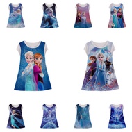 Frozen Children's Tunic Dress 3d Animation Cute Frozen Clothes for Girls Ages 1-12 Years - Boomboys