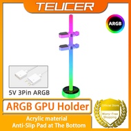 TEUCER Graphics Card Holder 5v3 PIN ARGB Graphics Card Support Bracket 184mm Adjustable Bracket Supp