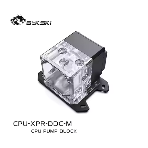 Bykski Pump Reservoir Integrated RGB CPU Water Cooling Block for AMD AM2 AM3 AM4 AM5 CPU-XPR-DDC-M