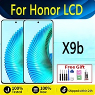 Original AMOLED Honor X9b 5G LCD Display Touch Screen With Frame Replacement