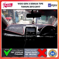 Aksesoris Alas Pelindung PREMIUM COVER DASHBOARD MOBIL YARIS GEN 2 / VIOS GEN 3 - alas dasbor mobil 