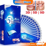 Teeth Brightening Strips for Teeth 3D/5D/9D Whitener Strips Reduced Sensitivity White Strips for Too