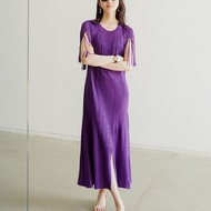 2024 Summer New Style High-End Designer Style Fashion Fringed Long Dress