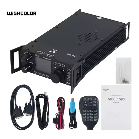 HamGeek G90S 20W Amateur Shortwave Radio for XIEGU H-structure Portable SDR Transceiver with Heat Di