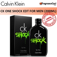 Calvin Klein cK One Shock for Him EDT for Men (200ml) Eau de Toilette 1 Black [Brand New 100% Authentic Perfume/Fragrance]
