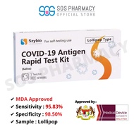 Syzbio Covid-19 Antigen Self-Test Kit (Lollipop Type) 1's
