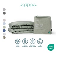 KAPAS LIVING | Duvet Cover | 100% ELS Cotton | Single / Queen / King / Super King
