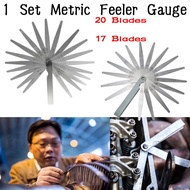 High precision feeler gauge 17 blade 0.02-1.0mm feeler gauge clearance gauge thickness gauge set