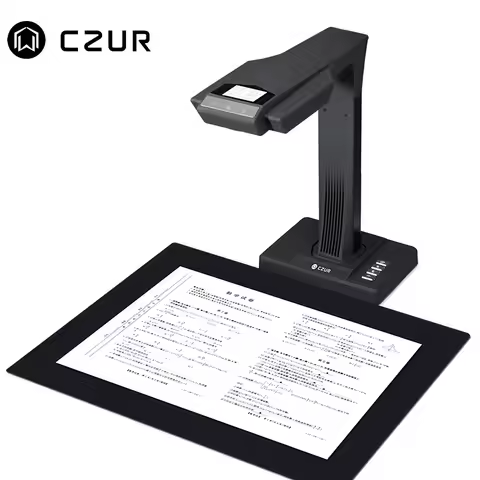 Czur Book Scanner Automatic ET25 Pro OCR A3 Document Camera 180+ Languages 32-bit High-Speed Library