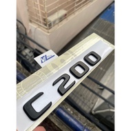Letter C200 amm - Black C200 mercedes stamp - C200 Logo - C200 symbol