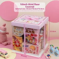 Meidi | Transparent Birthday Cake Box 4in 6in 8in 10in