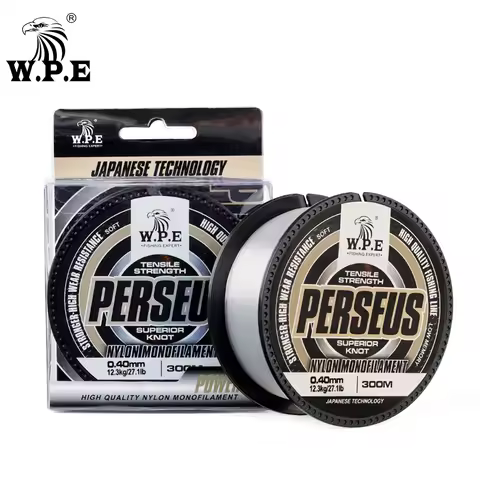 W.P.E 300m Nylon Fishing Line 0.28mm-0.40mm 13.3lb-27.1lb Monofilament Main Line Level Sinking Fishi