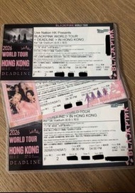 Blackpink 香港演唱會門票卡套（不連門票）