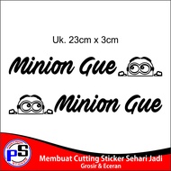Frame Sticker Cutting Sepeda Minion Gue