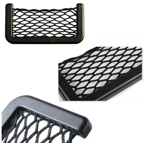 Car Seat Storage Bag Auto Phone Paste Net Pocket For Nissan qashqai j10 j11 juke X-Trail T30 T31 T32