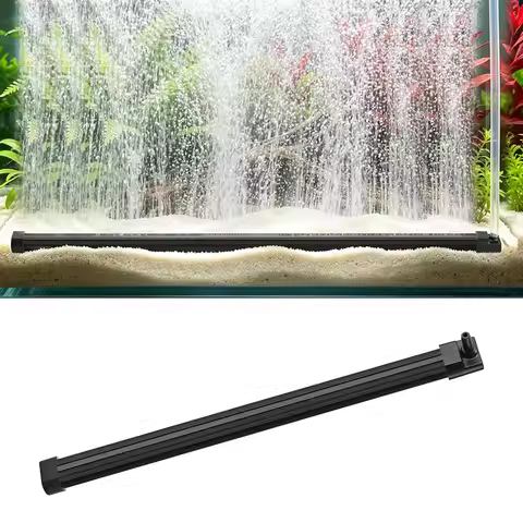 Aquarium Air Bubble Strip Micro Diffuser Nano Aerator Curtain Oxygen Bar for Fish Tank Hydroponics U